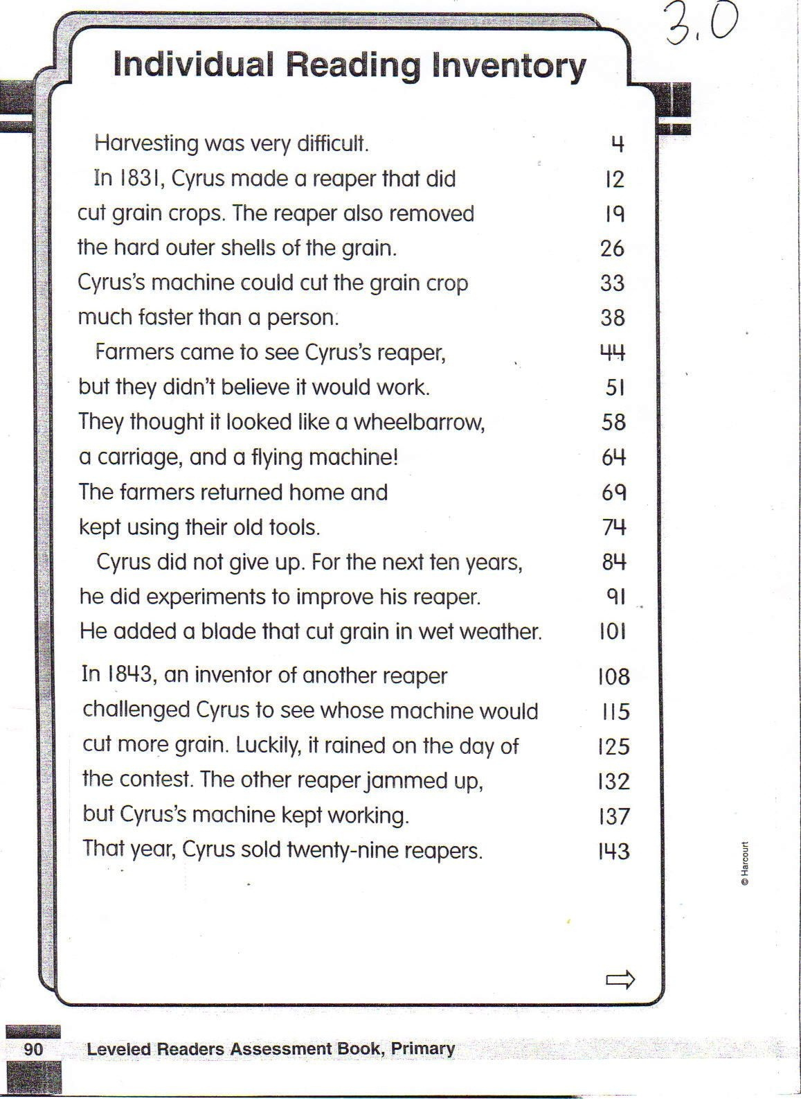 Free Printable Diagnostic Reading Assessments Free Printable