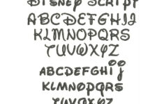 free printable disney font stencils free printable 2 Free Printable Disney Font Stencils Free Printable