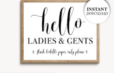 Free Printable Do Not Flush Signs Free Printable