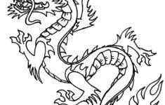 Free Printable Dragon Stencil F Crafts To Try Stencils Free