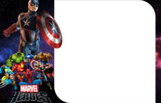 FREE Printable Epic Superhero Birthday Party Invitation Temp