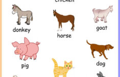 Free Printable Farm Animals Chart Keywords toddler preschool kids learn