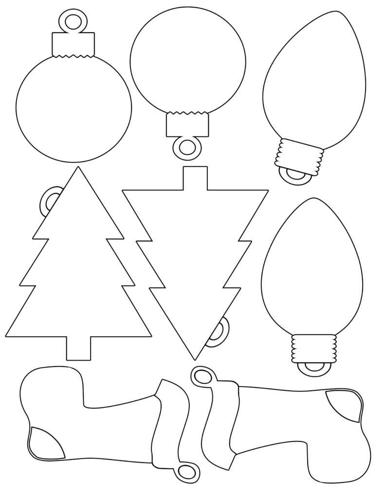 Free Printable Felt Christmas Ornament Patterns Free Printable | Rossy ...