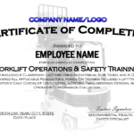 Free Printable Forklift Certification Cards Free Printable A To Z