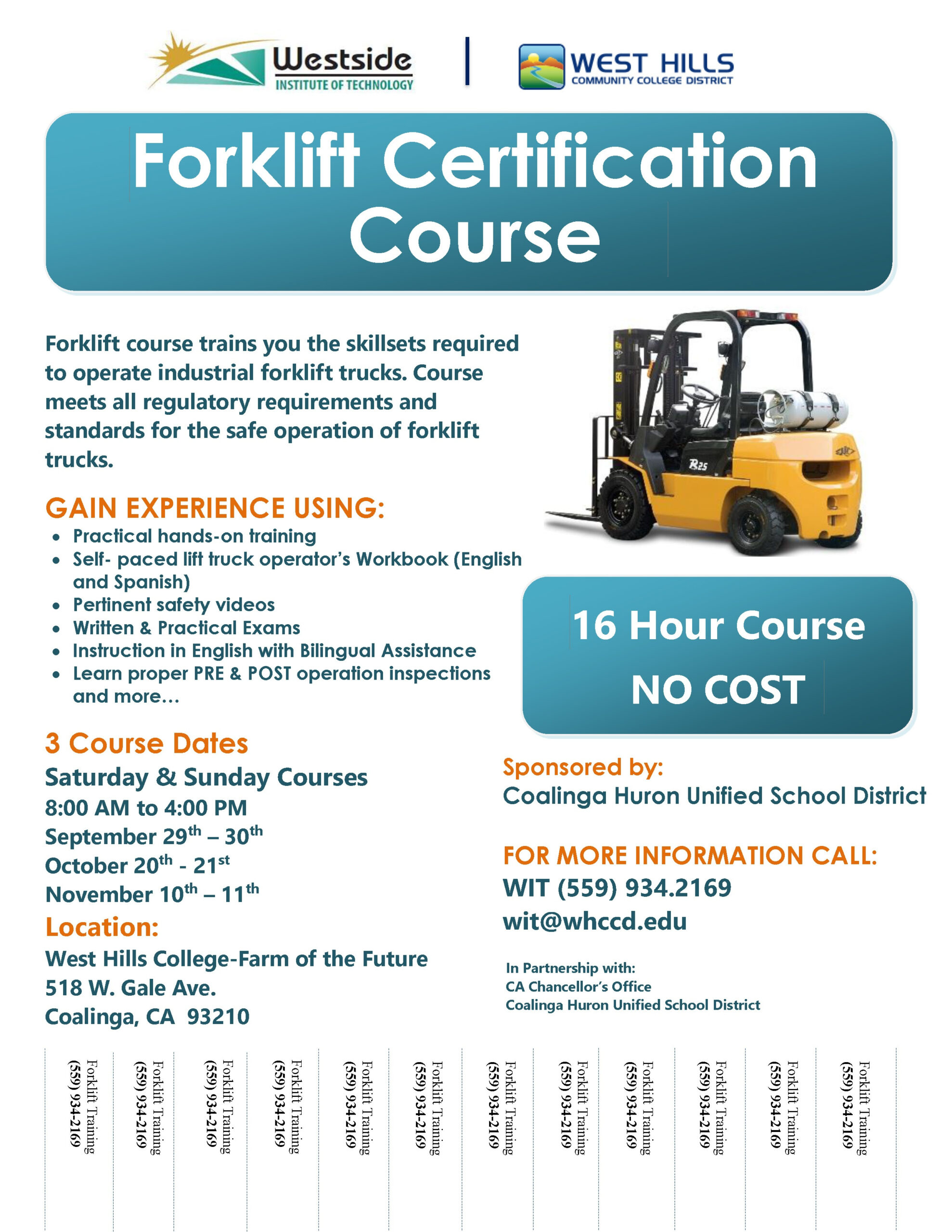 Free Printable Forklift Certification Cards | Rossy Printable