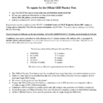 Free Printable Ged Practice Test With Answer Key 2017 Free Printable