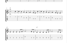 Free Printable Guitar Tabs For Beginners Free Printable