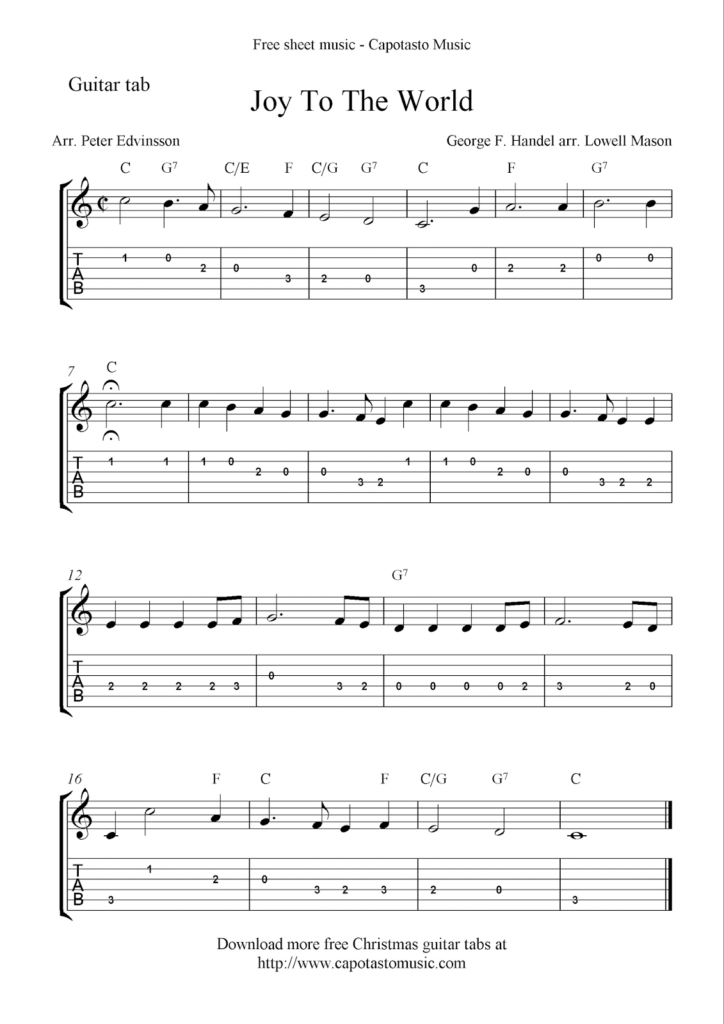 Free Printable Guitar Tabs For Beginners Free Printable Rossy Printable