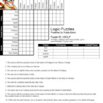 Free Printable Logic Puzzles For Kids Riddle 39 S Time