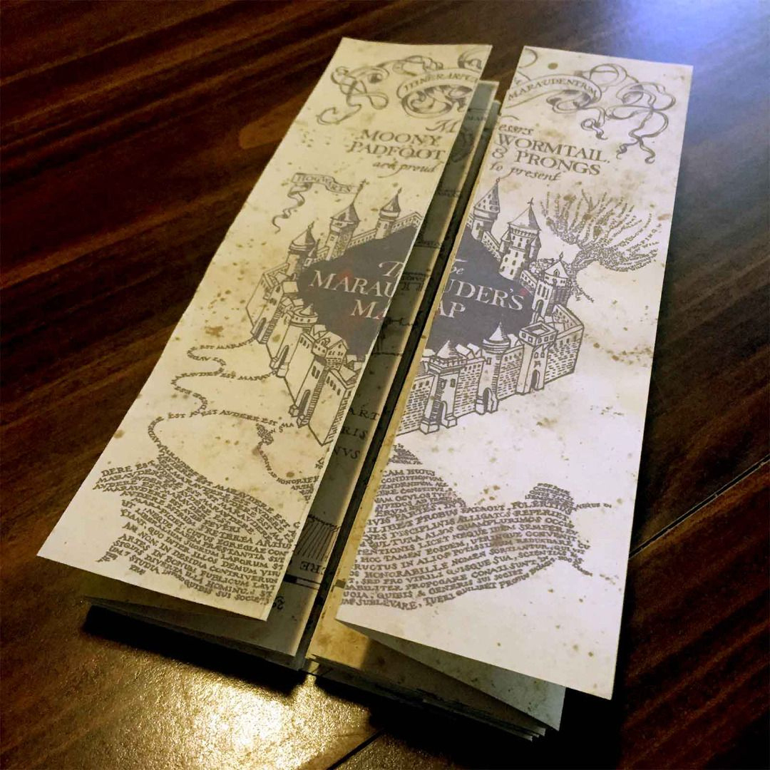 Free Printable Marauders Map