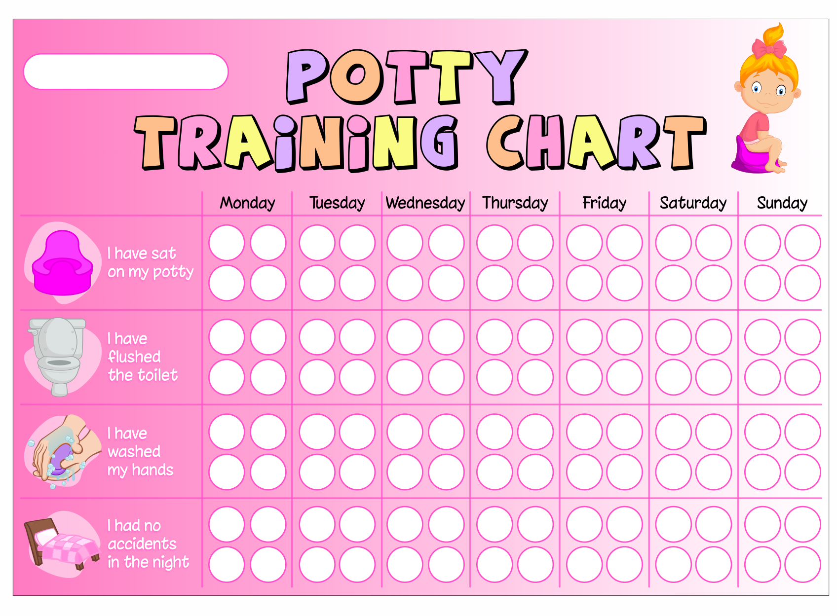 Free Printable Minnie Mouse Potty Training Chart Rossy Printable