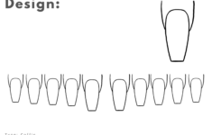 free printable nail art template coffin in 2021 printable nail art Free Printable Nail Art Template Coffin In 2021 Printable Nail Art