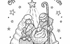 Free Printable Nativity Coloring Pages For Kids