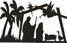 Free Printable Nativity Silhouette Free Printable