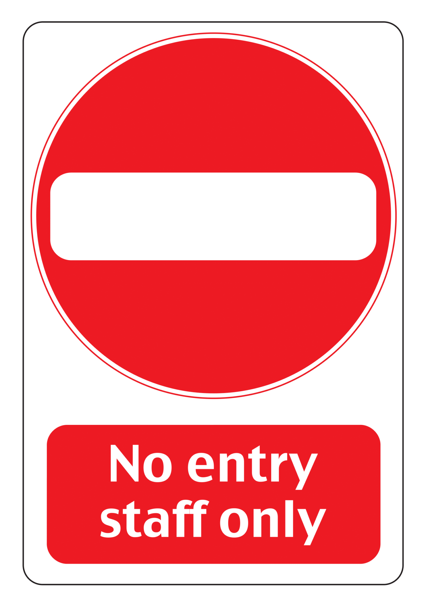 Free Printable No Entry Sign Free Printable | Rossy Printable