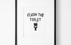 Free Printable Please Flush Toilet Sign Free Printable