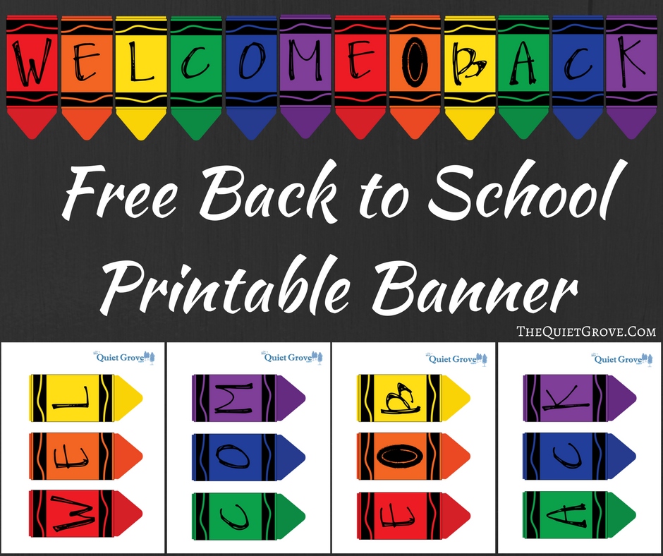 Back Banner Printable Free Rossy Printable