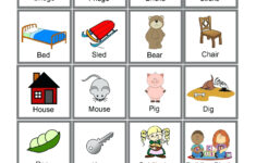 Free Printable Rhyming Words Flash Cards Free Printable