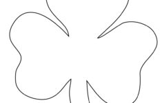 free printable shamrock coloring pages for kids Free Printable Shamrock Coloring Pages For Kids