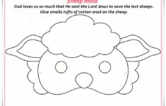 Free Printable Sheep Mask Free Printable