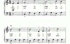 Free Printable Sheet Music For Piano Beginners Popular Songs