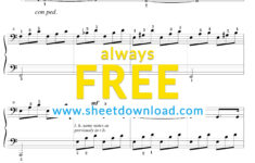 Free Printable Sheet Music For Piano Beginners Popular Songs