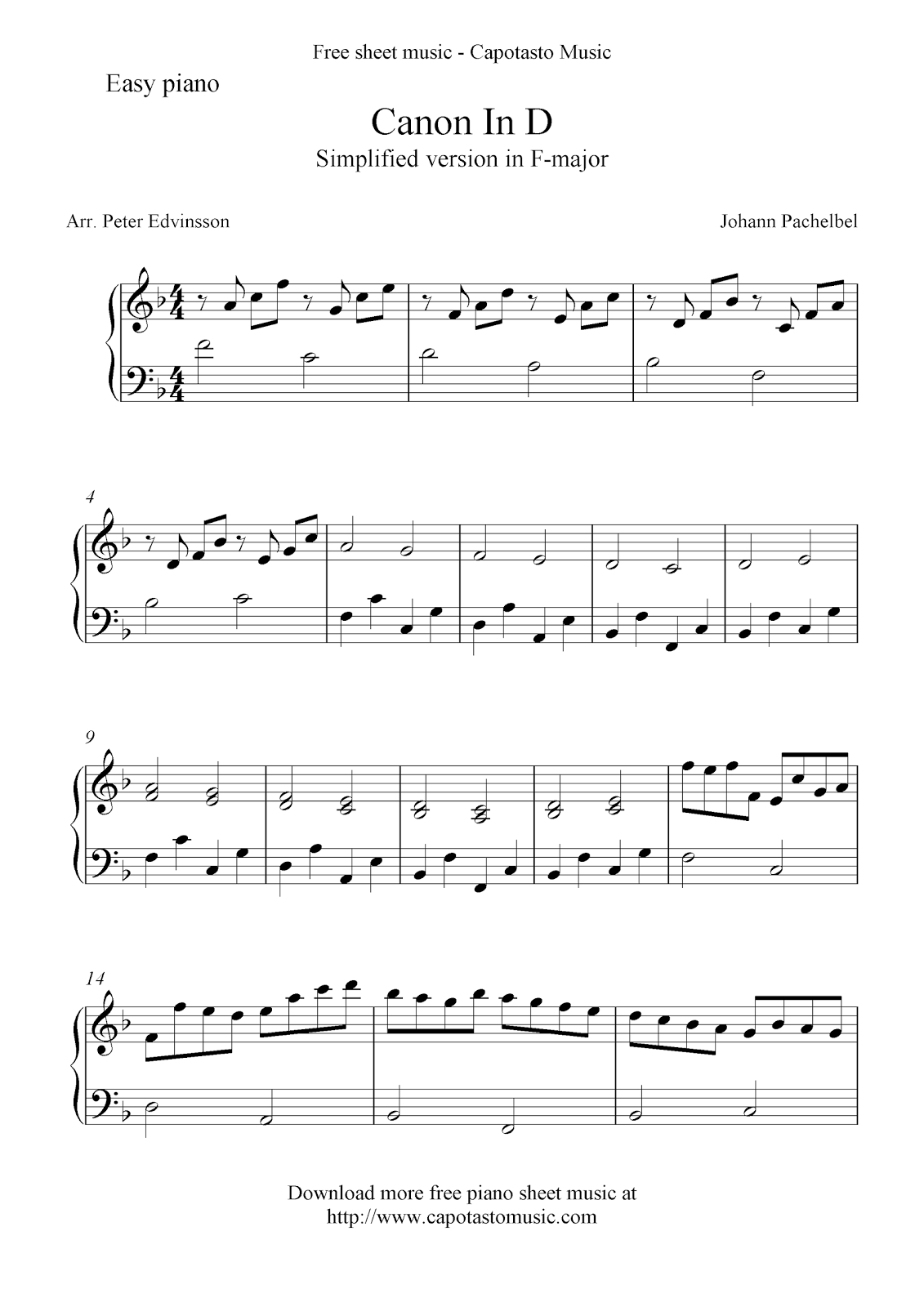 Free Printable Sheet Music For Piano Beginners Popular Songs