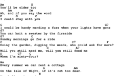 Free Printable Song Lyrics With Guitar Chords Free Printable