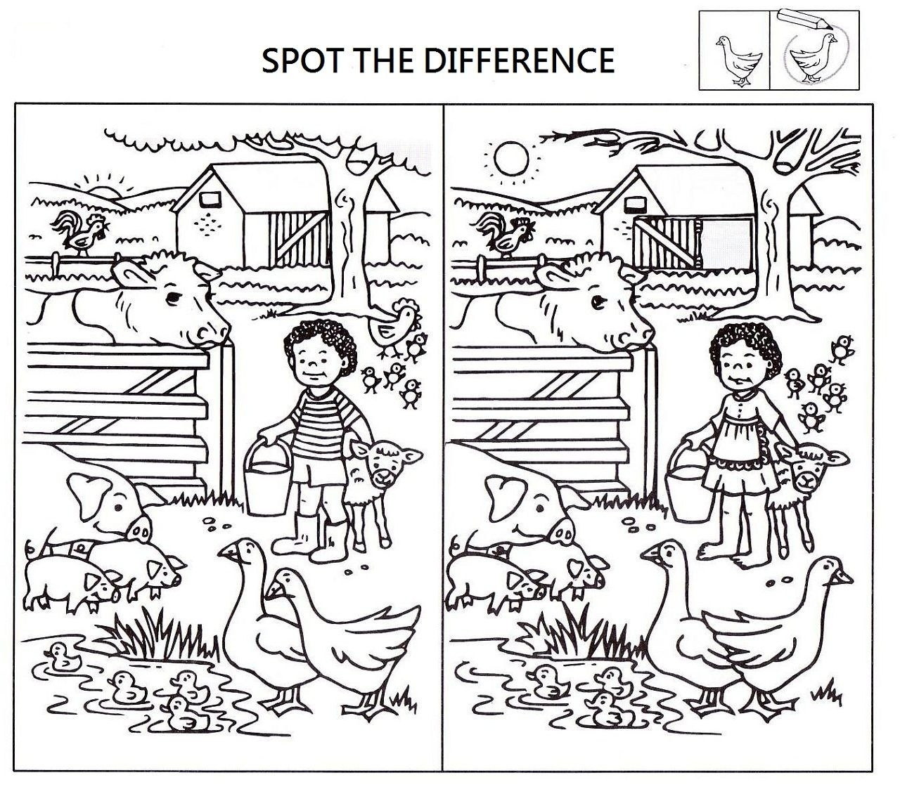 Free Printable Spot The Difference Games For Adults Free Printable