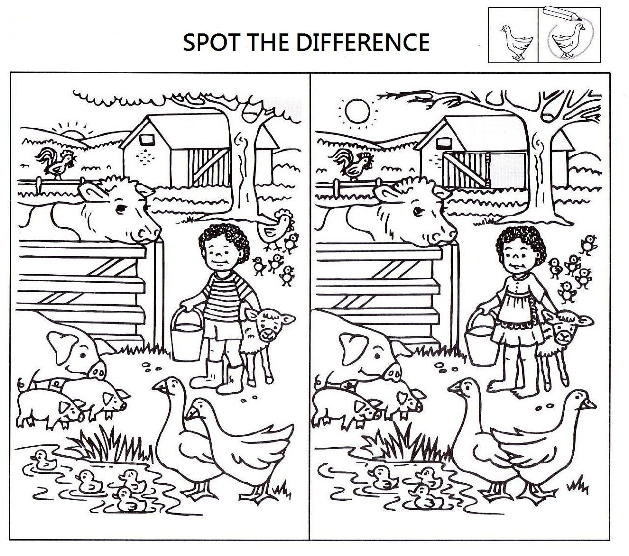 Free Printable Spot The Difference Worksheets Free Printable