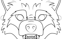 Free Printable Wolf Mask Free Printable