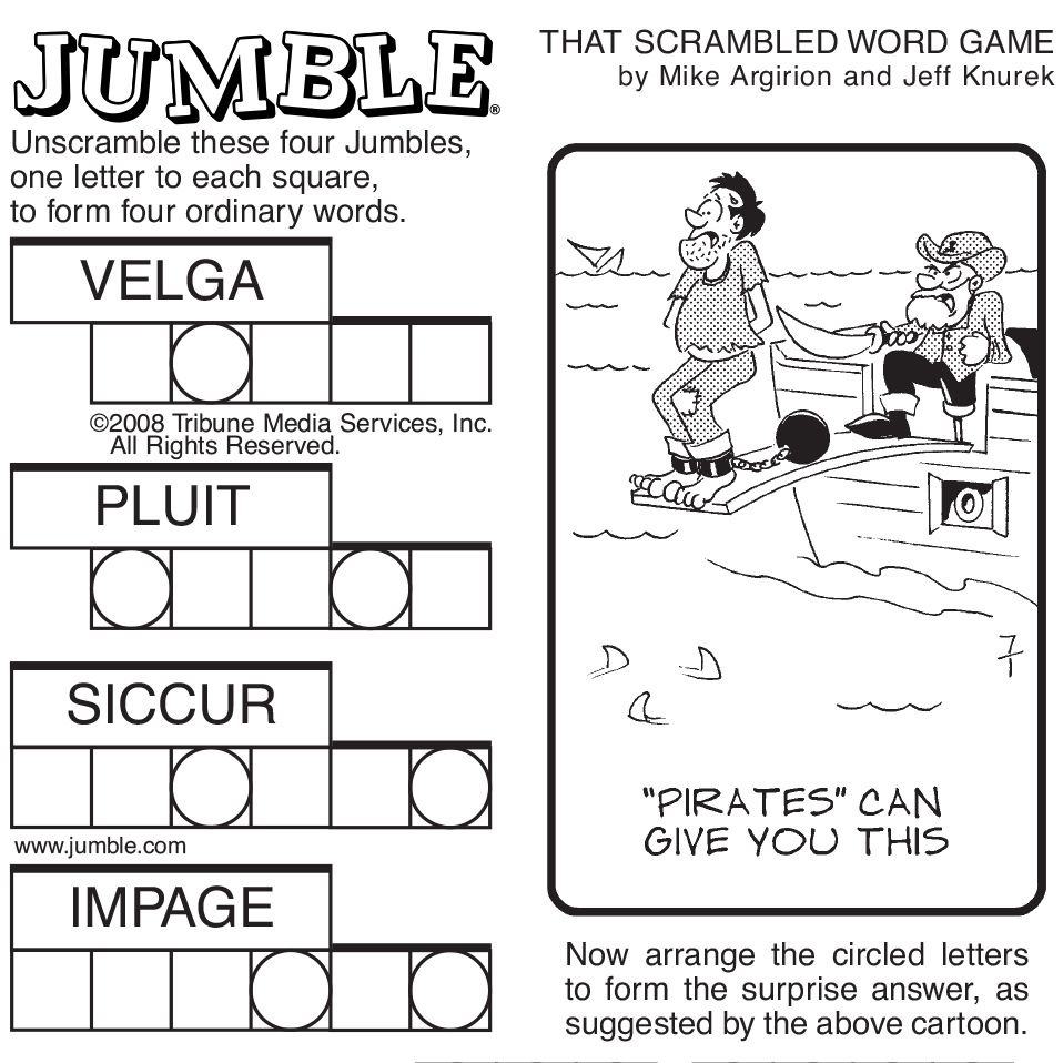 Free Printable Word Jumble Puzzles For Adults Free Printable