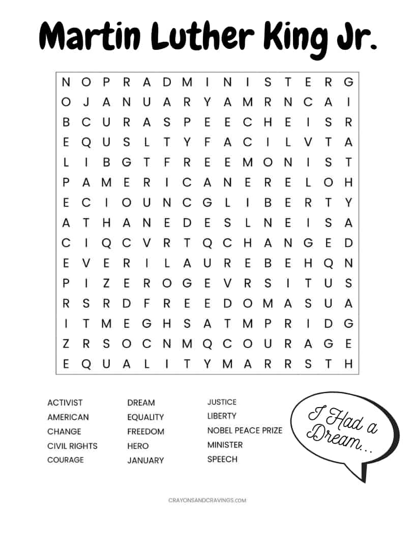 Adult Word Search Printable