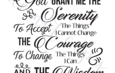 Free Serenity Prayer Wallpaper Wallpapersafari Free Printable