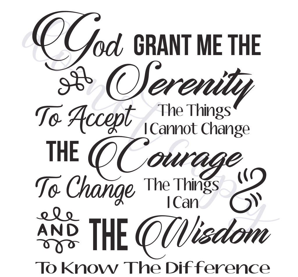 Free Serenity Prayer Wallpaper Wallpapersafari Free Printable 