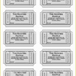 Free Ticket Stub Template Of Free Printable Raffle Tickets With Stubs