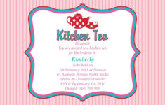 Freee Tea Invitation Template
