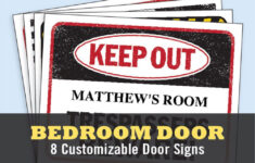 fun kids bedroom door signs printable customizable digital Fun Kids Bedroom Door Signs Printable Customizable Digital