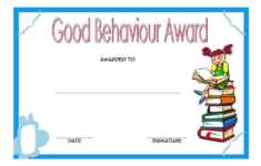 Good Behaviour Certificate 10 Best Template Ideas FREE In 2020