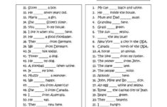 Grammar For Beginners To Do Worksheet Free Esl Printable Free