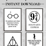 Halloween Decor Harry Potter House Posters Free Printable Harry