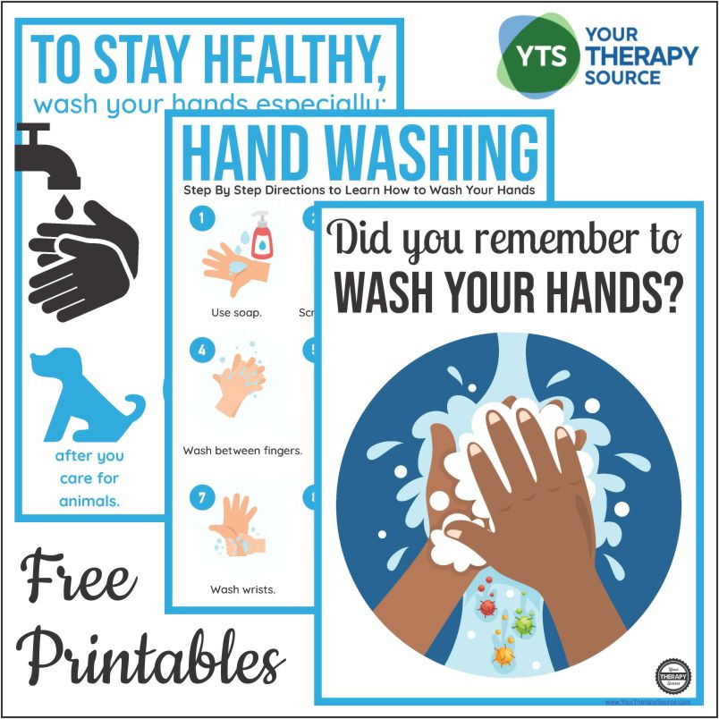 Hand Washing Posters For Schools Free Printables Your Therapy Source