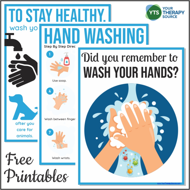 Hand Washing Posters For Schools Free Printables Your Therapy Source ...