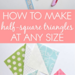 Hst Tutorial Triangle Papers Blossom Heart Quilts Printable