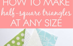 hst tutorial triangle papers blossom heart quilts printable Hst Tutorial Triangle Papers Blossom Heart Quilts Printable