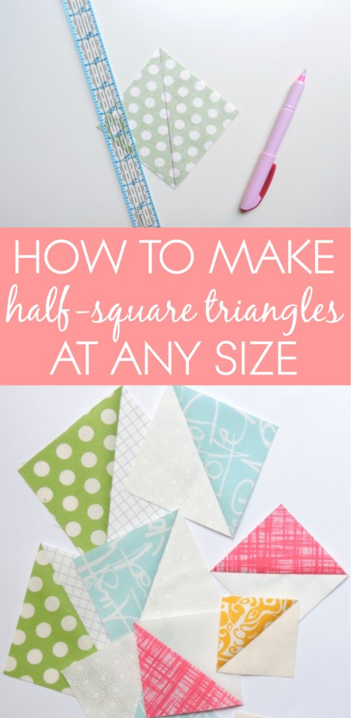Hst Tutorial Triangle Papers Blossom Heart Quilts Printable 