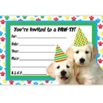 Invite Puppy Invitations Dog Birthday Invitations Puppy Birthday