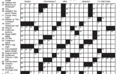 la times free printable crosswords free printable La Times Free Printable Crosswords Free Printable