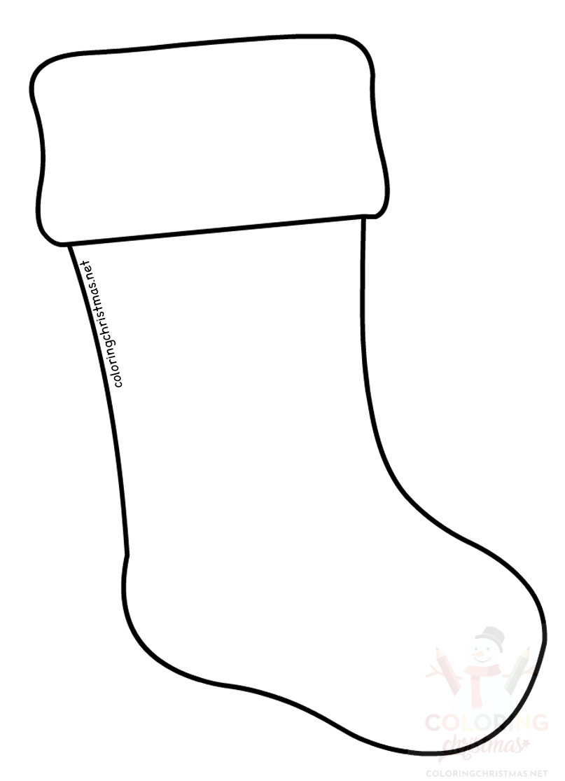 Christmas Stocking Template Printable Free Rossy Printable