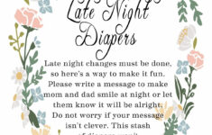 late night diaper sign free printable free printable Late Night Diaper Sign Free Printable Free Printable